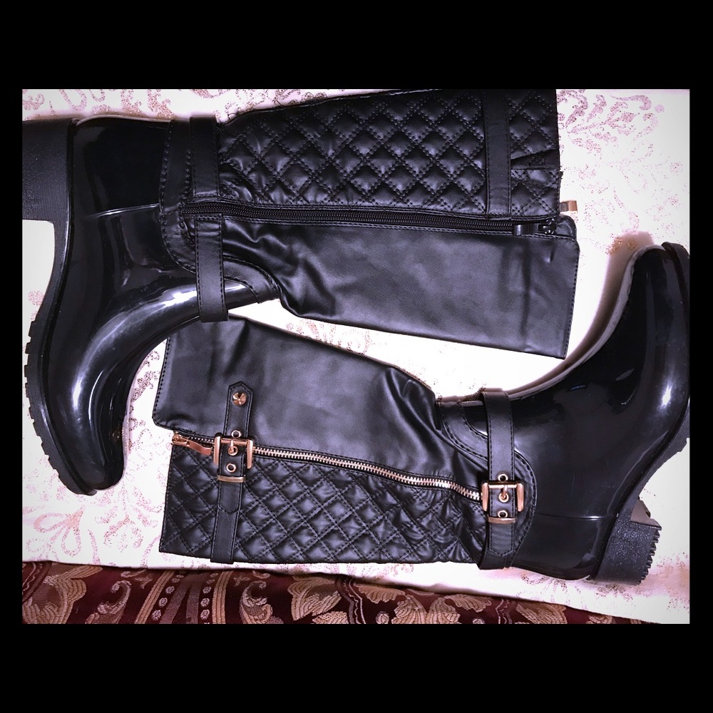 Stylish Rain Boots by Top Moda